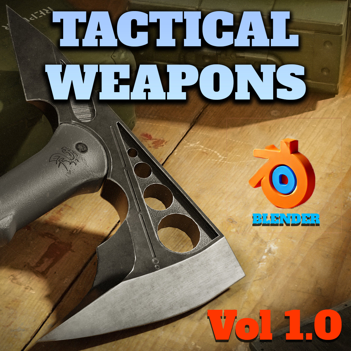 [BLENDER] Realistic Tactical Weapon Pack Vol. 01